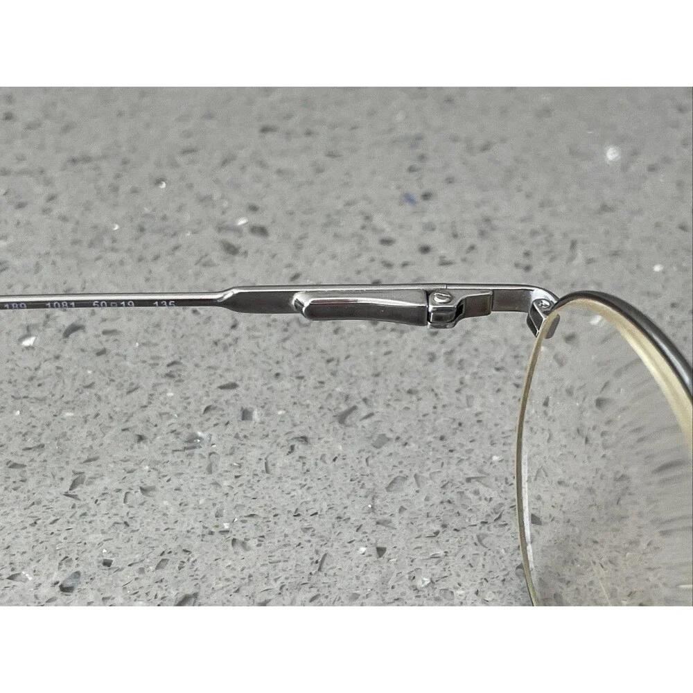 Brooks Brothers BB 189 1081 Silver Eyeglasses Frames ONLY 50-19 135 Italy Unisex